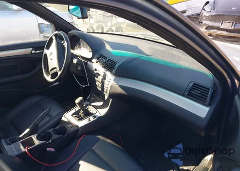 2002 BMW 325I z USA, uszkodzony, nr VIN WBAEV33452KL58089